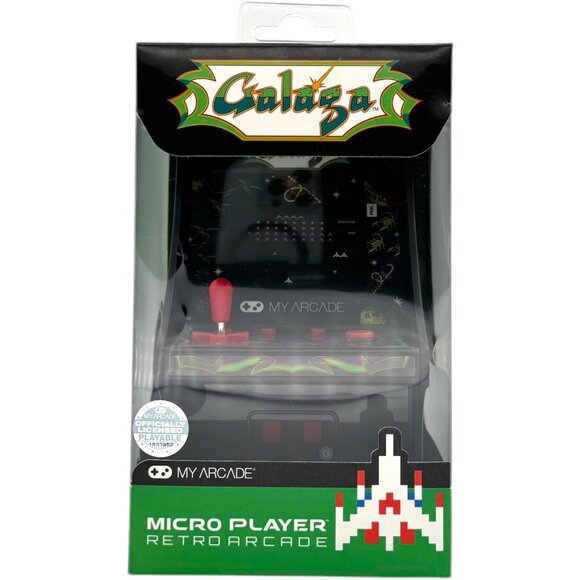 My Arcade Galaga Micro Player Retro Mini Handheld Game Cabinet USB Power - Picture 5 of 5